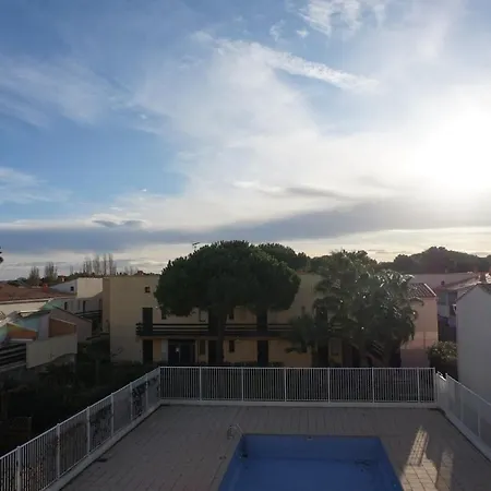Charmant T2 Quartier Calme Avec Piscine Et Parking - Cap D'agde - Ref Est 019j Agde